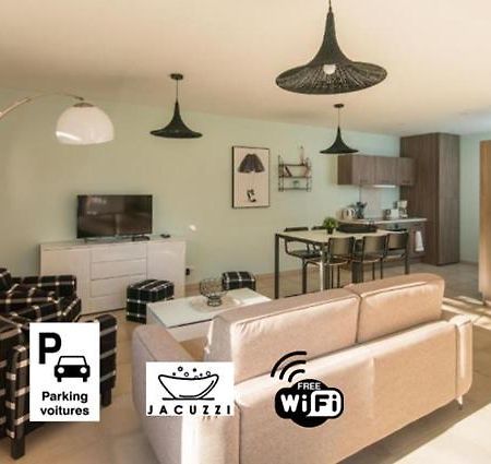 Apartamento Côté Jardin avec Jacuzzi Privatif et parking privé Sarlat Exterior foto
