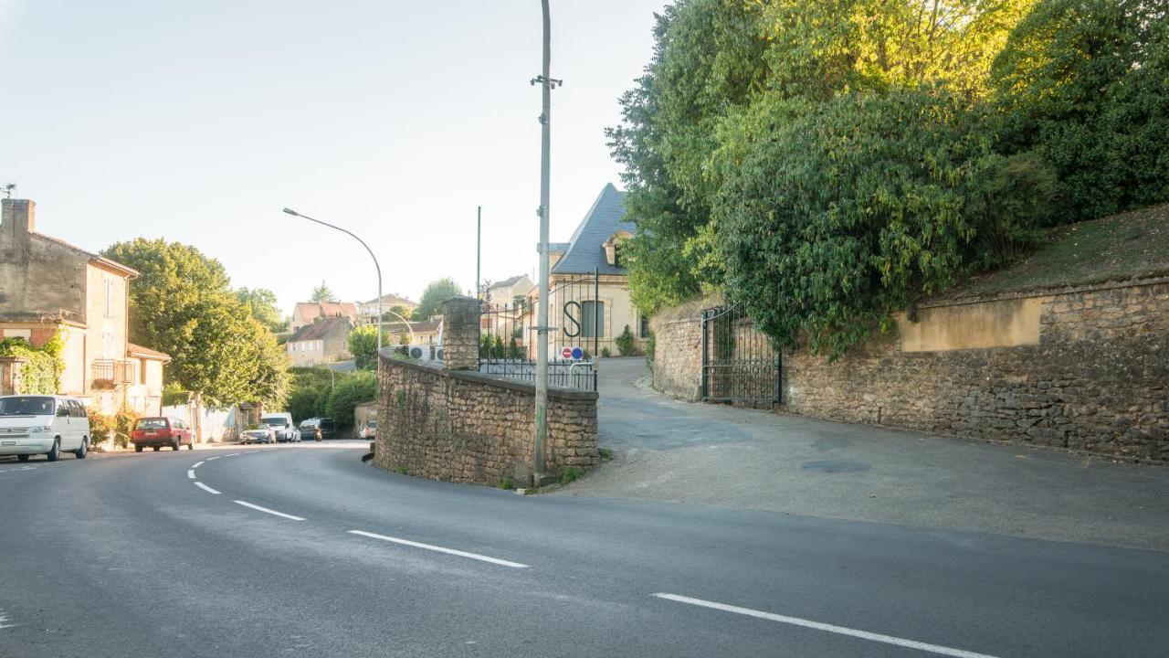 Apartamento Côté Jardin avec Jacuzzi Privatif et parking privé Sarlat Exterior foto